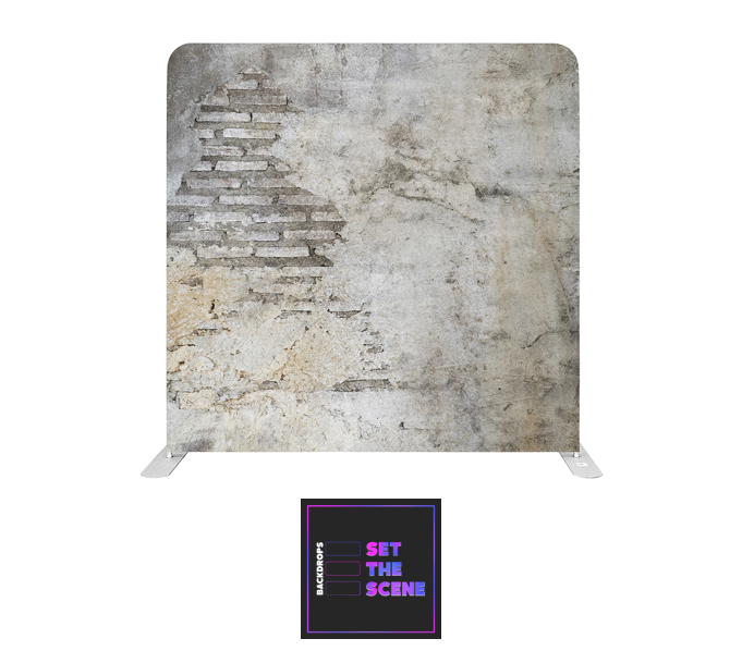 Damaged Brick Wall Effect Pillowcase Backdrop Cover