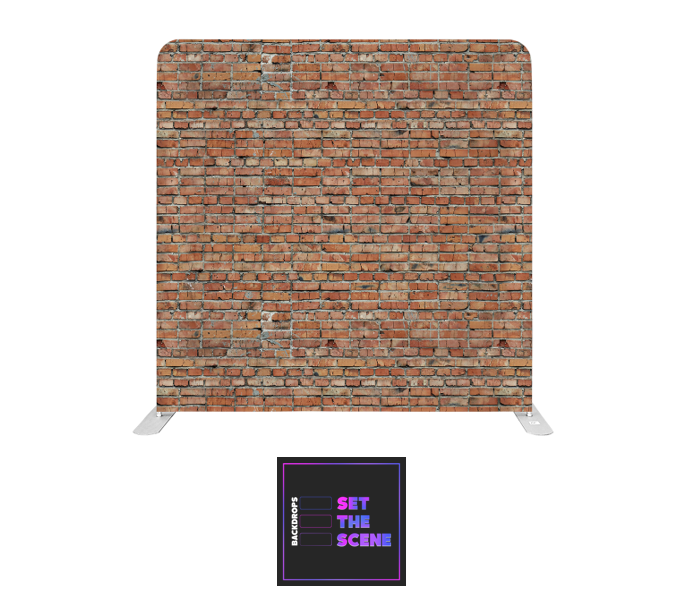 Brick Wall Effect Pillowcase Backdrop Cover
