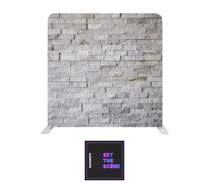 Stone Wall Effect Pillowcase Backdrop Cover