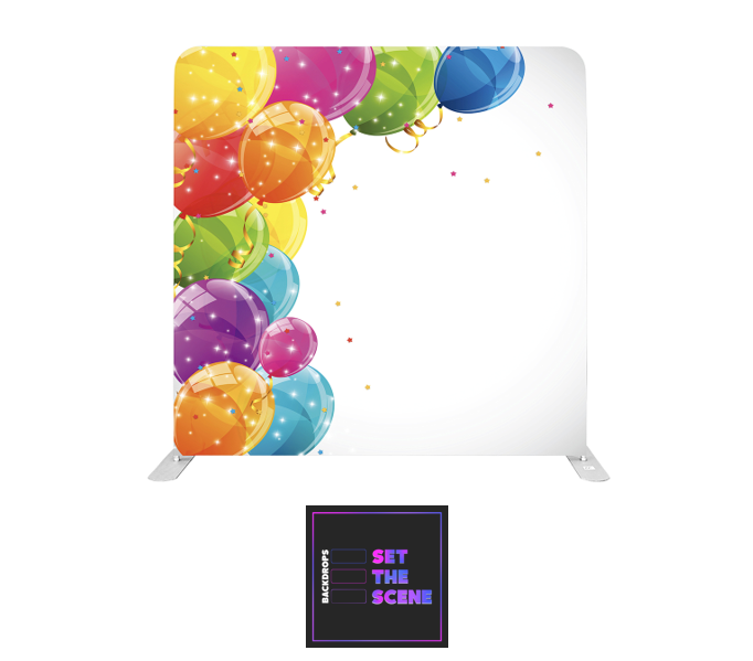 Colourful Balloons Pillowcase Backdrop Cover
