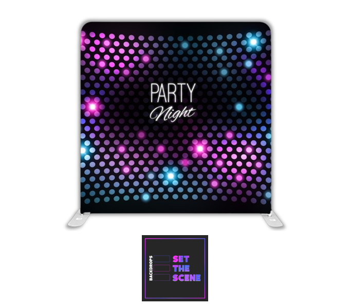 Party Night Pillowcase Backdrop Cover
