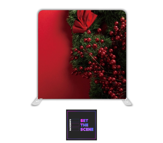 Red Berries Pillowcase Backdrop Cover