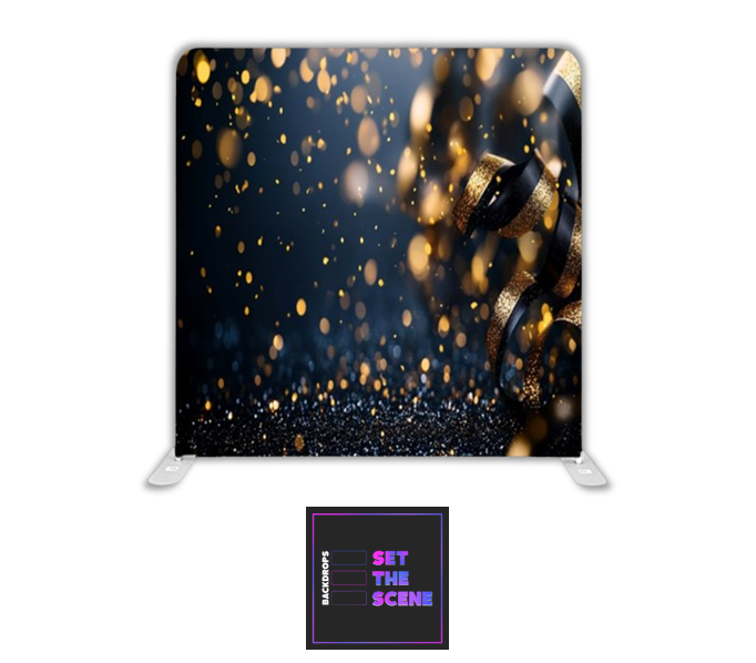 Golden Sparkle Pillowcase Backdrop Cover