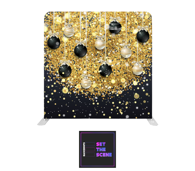 Golden Celebration Pillowcase Backdrop Cover