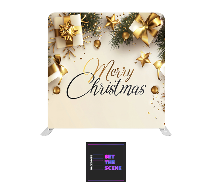 Merry Christmas Pillowcase Backdrop Cover