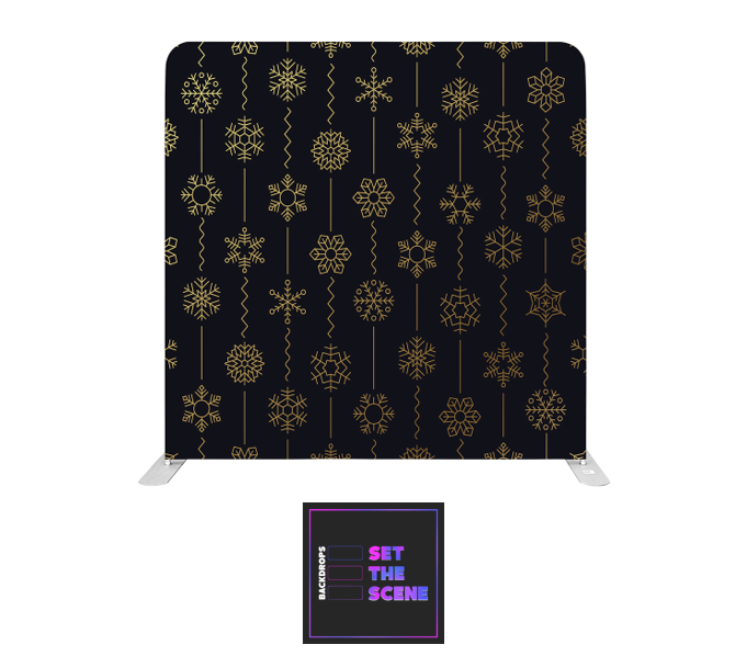 Snowflakes Pillowcase Backdrop Cover
