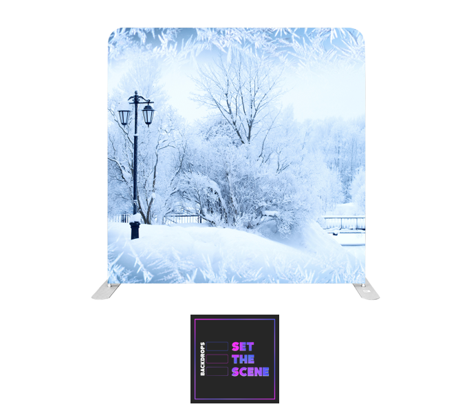 Winter Garden Pillowcase Backdrop Cover