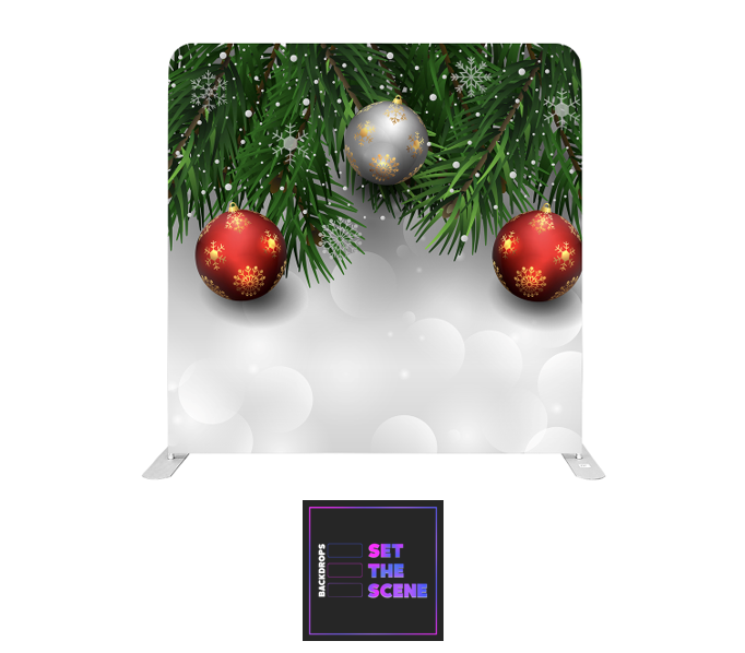 Baubles Pillowcase Backdrop Cover