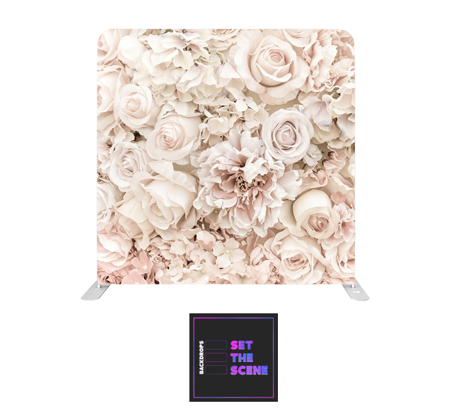 Floral Pillowcase Backdrop Cover