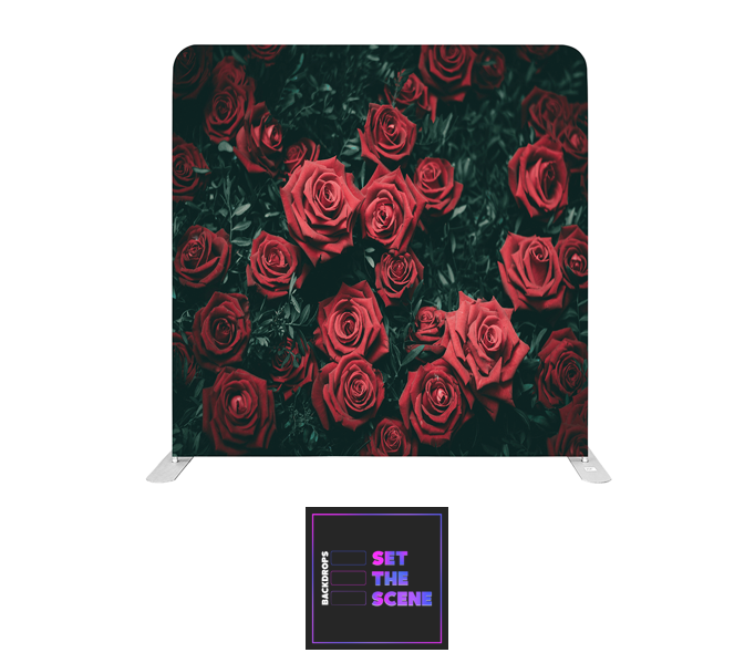 Red Rose Pillowcase Backdrop Cover