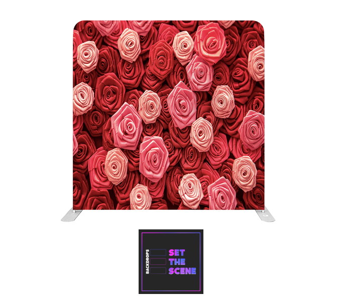 Romantic Roses Pillowcase Backdrop Cover