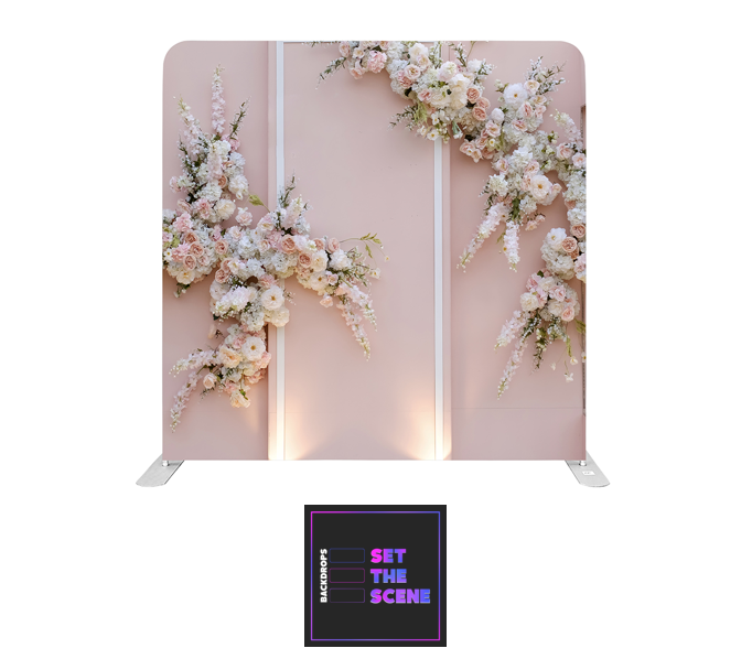 Blush Wedding Pillowcase Backdrop Cover