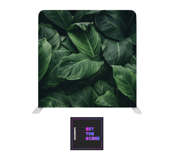 Green Leaves Pillowcase Backdrop Cover