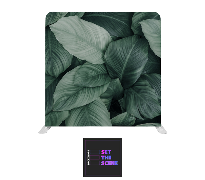 Tropical Leaves Pillowcase Backdrop Cover