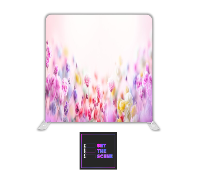 Pastel Meadow Pillowcase Backdrop Cover
