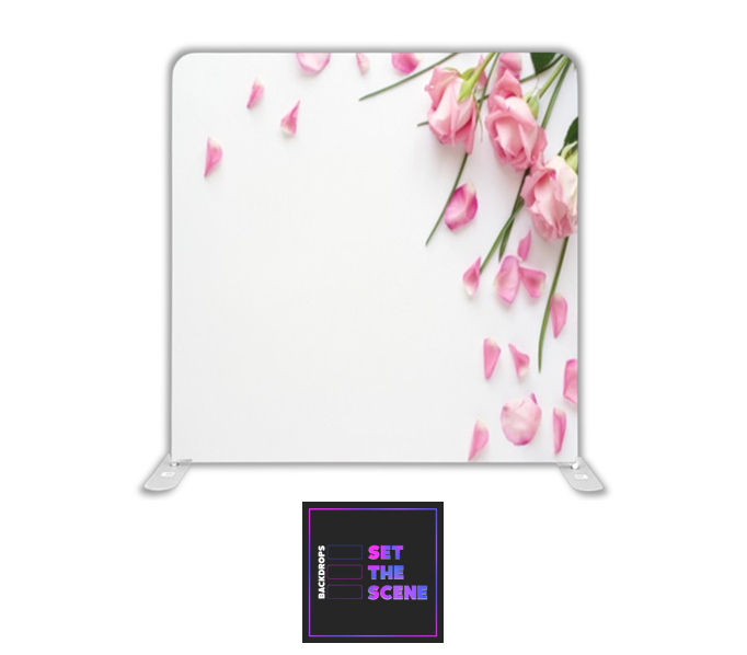 Roses & Petals Pillowcase Backdrop Cover