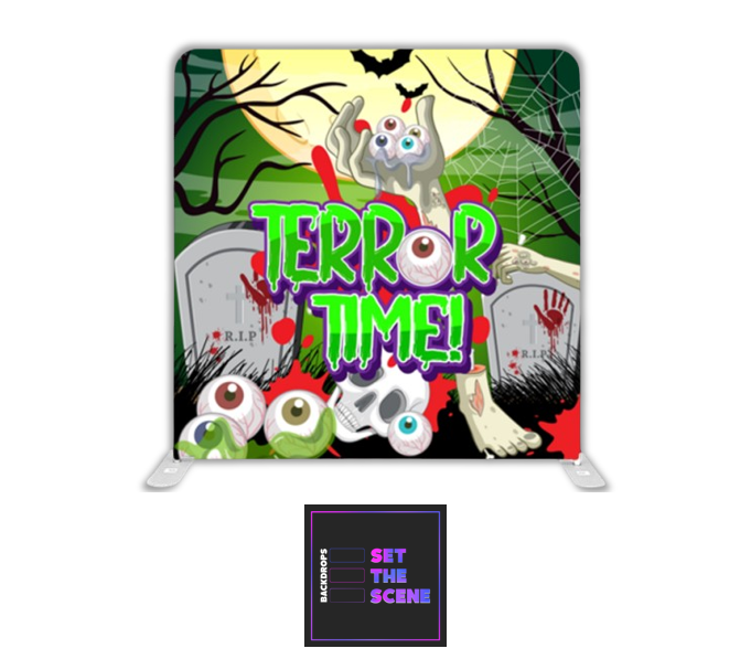 Terror Time Pillowcase Backdrop Cover