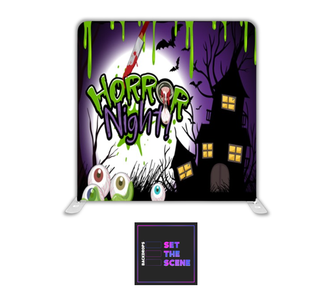 Horror Night Pillowcase Backdrop Cover