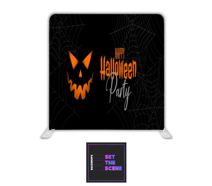 Happy Halloween Party Pillowcase Backdrop Cover
