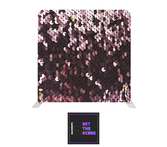 Sequin Effect Pillowcase Backdrop Cover