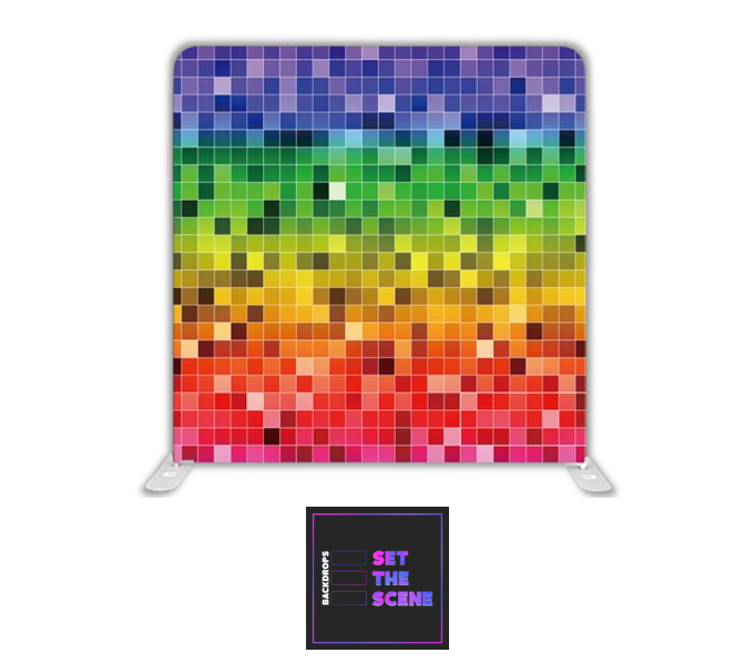 Colour Block Pillowcase Backdrop Cover
