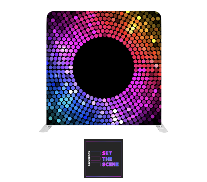 Disco Ball Frame Pillowcase Backdrop Cover