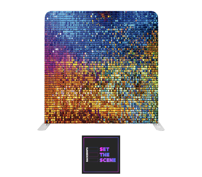 Mirror Wall Effect Pillowcase Backdrop Cover