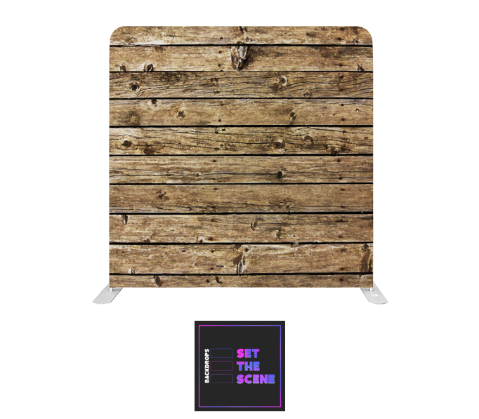 Brown Rustic Pillowcase Backdrop Cover