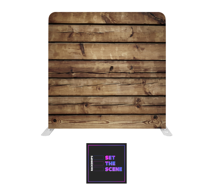 Aged Wood Pillowcase Backdrop Cover