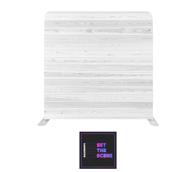White Rustic Pillowcase Backdrop Cover