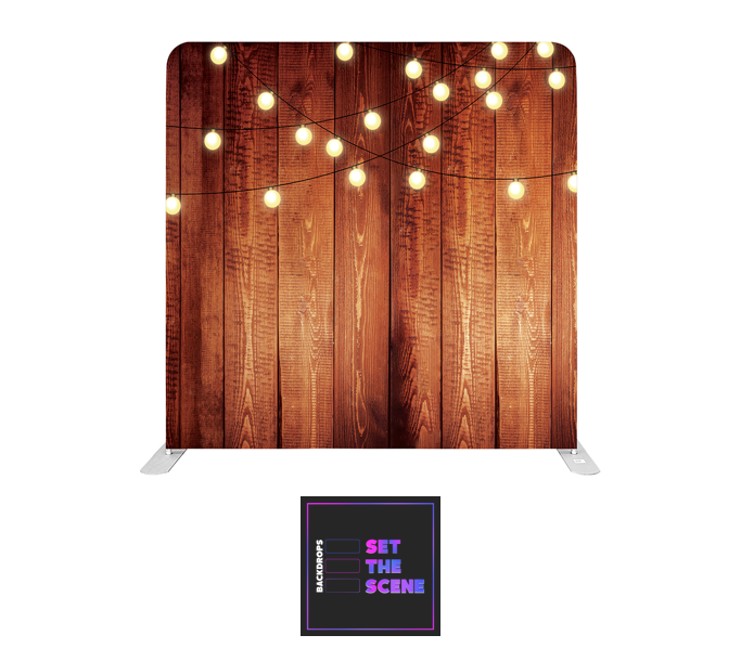 Rustic Lighting Effect Pillowcase Backdrop Cover