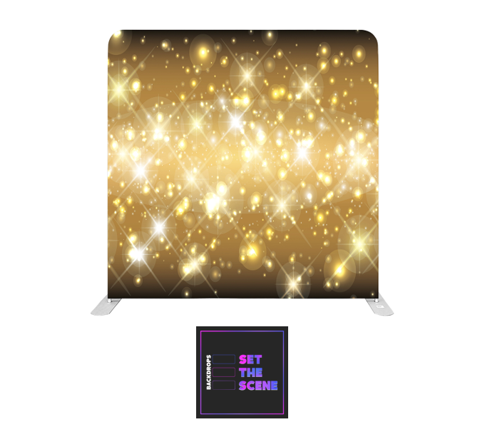 Golden Sparkle Pillowcase Backdrop Cover