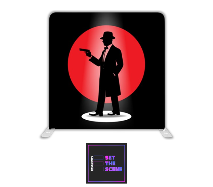 Secret Agent Pillowcase Backdrop Cover