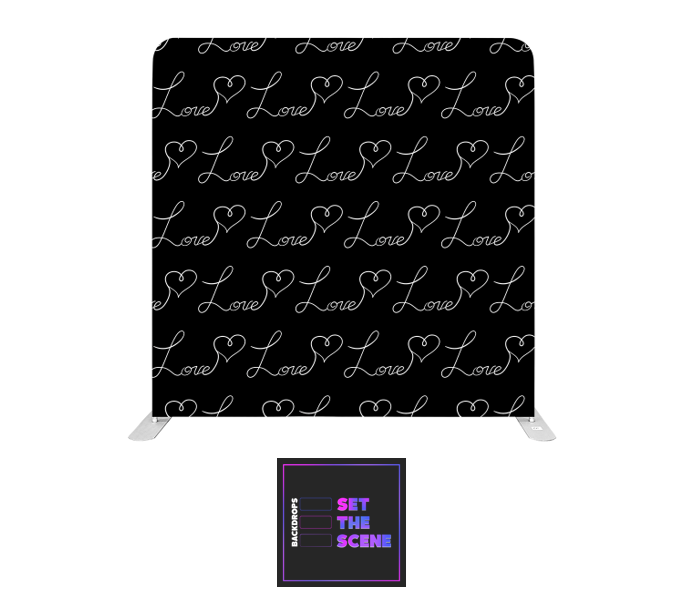 Love Pillowcase Backdrop Cover