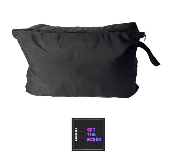 Turquoise Glitter Effect Pillowcase Backdrop Cover