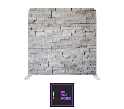 Stone Wall Effect Pillowcase Backdrop Cover