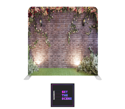 Spring Wall Effect Pillowcase Backdrop Cover
