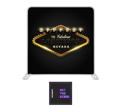 Las Vegas Pillowcase Backdrop Cover