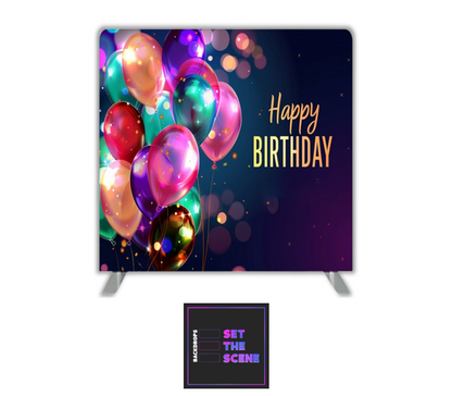 Happy Birthday Pillowcase Backdrop Cover