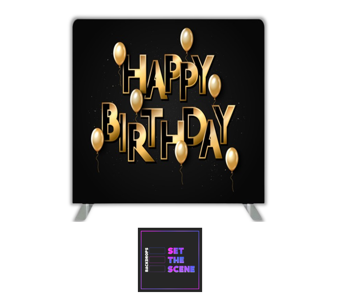 Happy Birthday Pillowcase Backdrop Cover