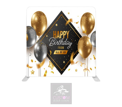 Birthday Pillowcase Backdrop Cover