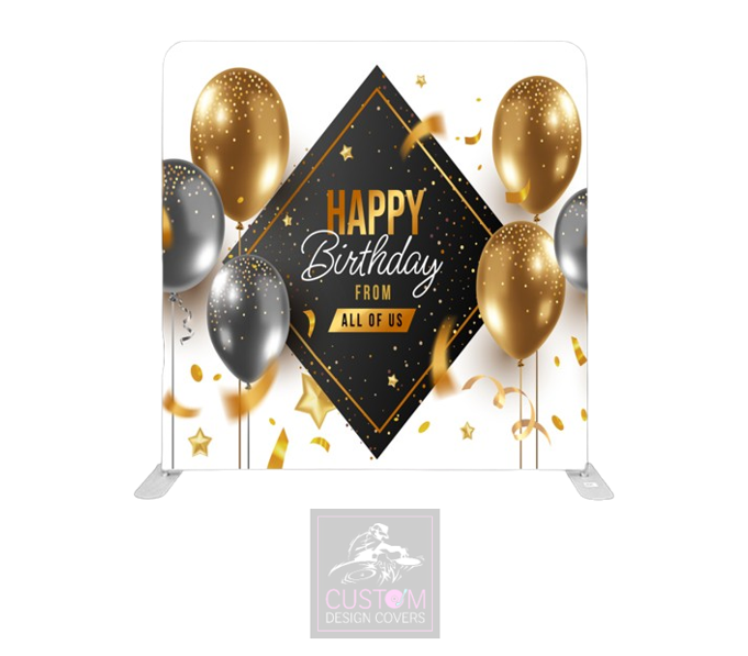 Birthday Pillowcase Backdrop Cover
