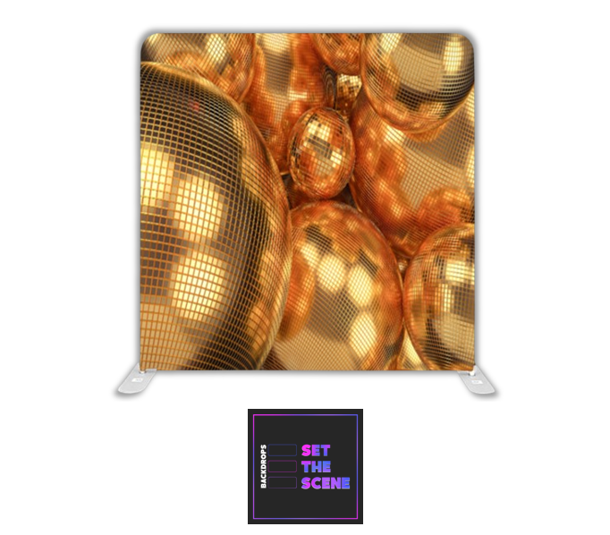 Mirror Balls Pillowcase Backdrop Cover