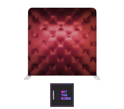Red Chesterfield Pillowcase Backdrop Cover