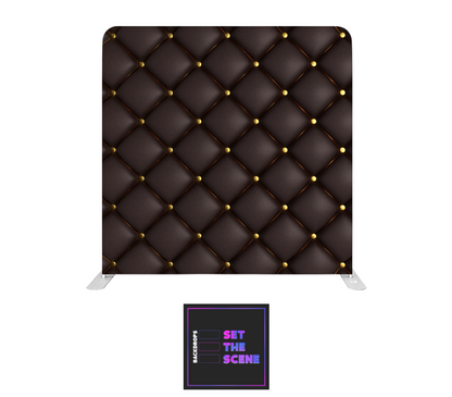 Dark Chesterfield Pillowcase Backdrop Cover