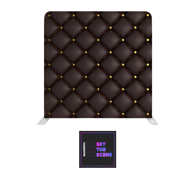 Dark Chesterfield Pillowcase Backdrop Cover