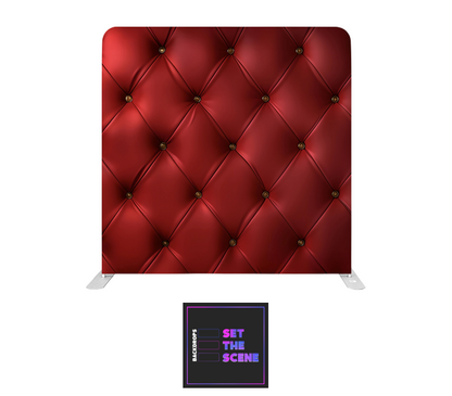 Red Chesterfield Pillowcase Backdrop Cover