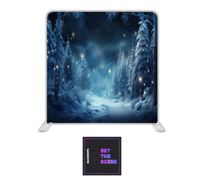 Winter Forest Pillowcase Backdrop Cover