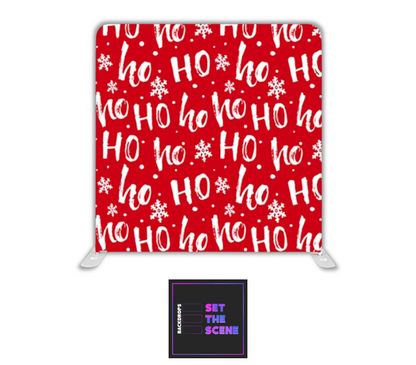 Ho Ho Ho Pillowcase Backdrop Cover