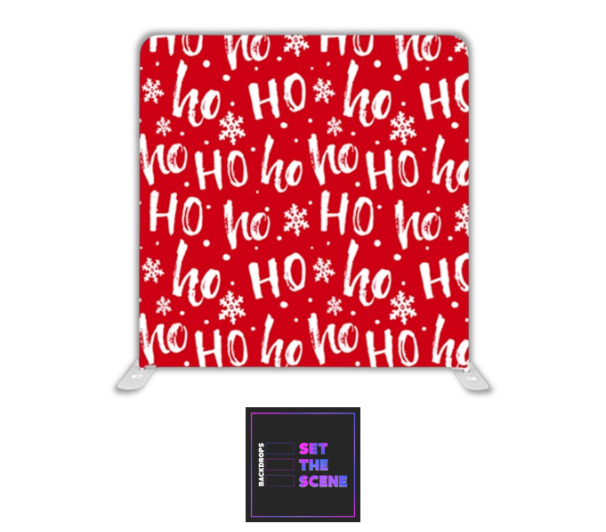 Ho Ho Ho Pillowcase Backdrop Cover